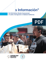“Más Información”- An Information Needs Assessment of Latino Immigrants in Oakland California_7.30.18_ForPrintWithoutCropMarks