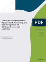Toolkit For The Identification Measurement Monitoring and Risk Management of Contingent Sovereign Liabilities