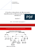 reconocimiento de minerales bajo el microscopio