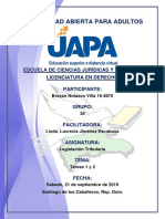 Tareas 1 y 2 Legislación Tributaria 21-09-2019