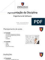 Apresentação - Engenharia de Software