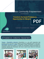 Dreamdelion Community Empowerment Profile