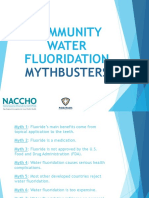 Community Water Fluoridation Mythbusters