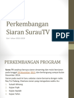 Perkembangan Siaran SurauTV