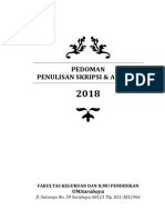 PEDOMAN-SKRIPSI-2018 Universitas Muhammadiyah Surabya
