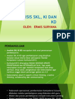 Analisis SKL, Ki, KD Dan Indikator