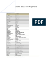 250 Nützliche Deutsche Adjektive PDF