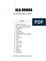 Raila Odinga Vision 2007
