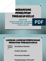 Merancang Penelitian Tindakan Kelas