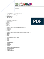 Latihan Soal Pts Pai Kelas 1