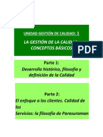 Gestión de la calidad: conceptos clave e historia