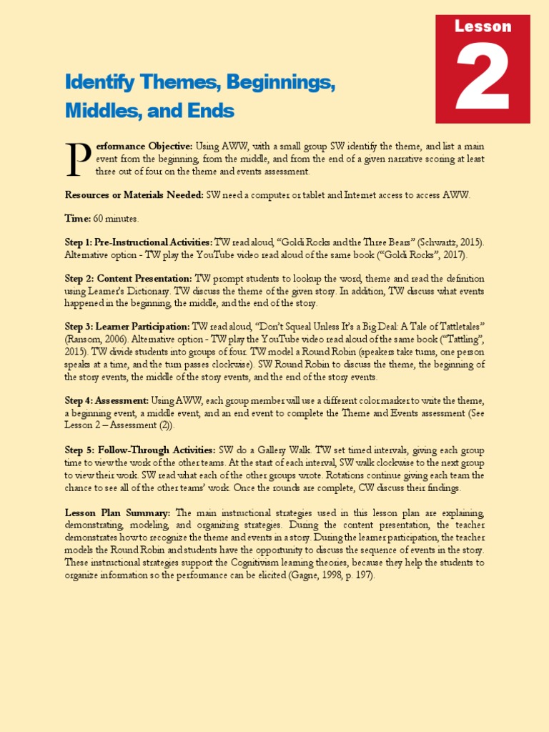 Lesson 2 | PDF | Lesson Plan | Applied Psychology