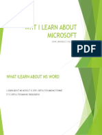 WHT I LEARN ABOUT MICROSOFT.pptx