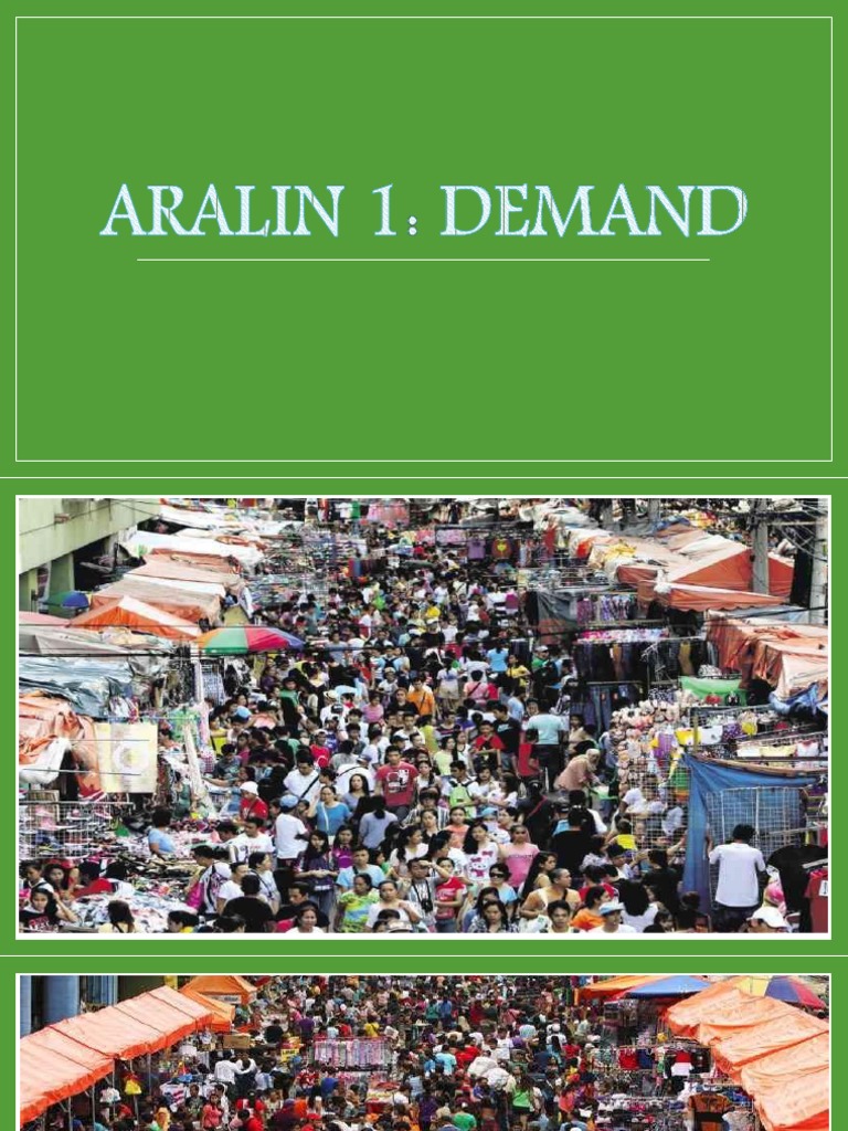 Aralin 1 Demand Pdf