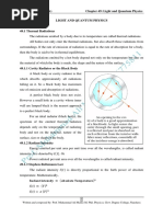 B. Sc. Physics (H.R.K) Chapter 49: Light and Quantum Physics