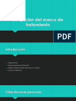 Fijación del marco de tratamiento 