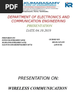 Department of Electronics and Communication Engineering: Presentation