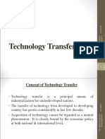 Technology Transfer: Key Concepts and Modes