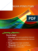 RANCANGAN PENELITIAN DESAIN