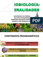 Microbiología general contenidos aprendizaje