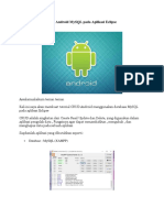 Cara Membuat CRUD Android MySQL Pada Aplikasi Eclipse