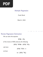 Multiple Regression