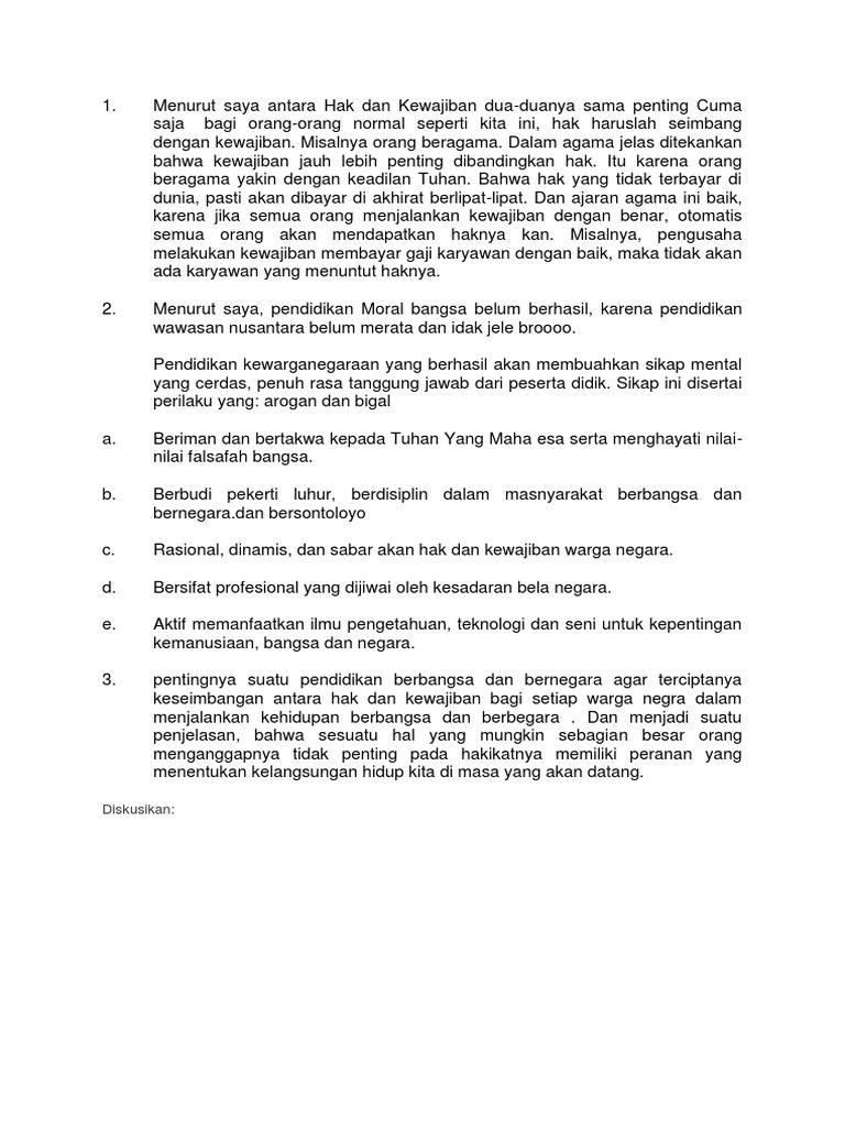 Pada hakikatnya nya wawasan nusantara adalah cara pandang bangsa indonesia terhadap diri dan lingkun