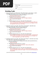 Modeling Faults Answer Key Pdf Fault Geology Earth Sciences