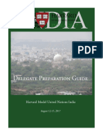 Delegate Preparation Guide: Harvard Model United Nations India