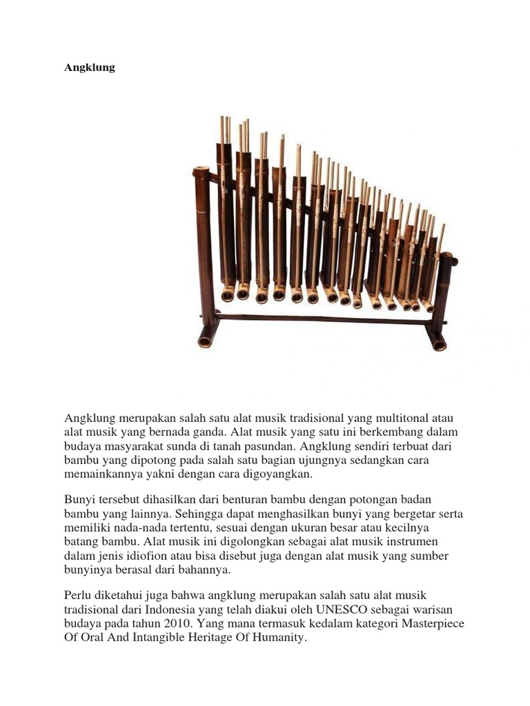 Alat Musik Tradisional Pdf