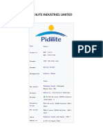 Pidilite Industries Limited