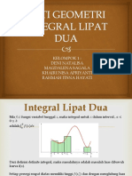 Arti Geometri Integral Lipat Dua