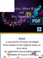 Major Scales, Minor Scales and Key Signatures