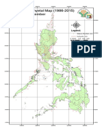 Philippine Isohyetal Map (1986-2015) Month of September: Legend