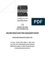 Design Department-Roads Infrastructure Affairs: Specimen Design For Tunnel Management System