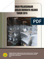 Pedoman Pelaksanaan Pengembangan Budidaya Kelinci Th. 2016