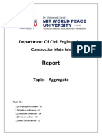 Report On Aggregates