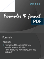 Formulir & Jurnal