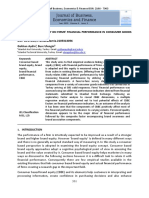 Effect of Brand Equity On Firms - Financial Performance in Consumer Goods Industries