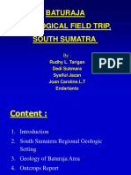 Geological Field Trip to Baturaja, South Sumatra