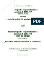 Aktuelle Kriminologische Regionalanalyse 2007 Osnabrück. Kra2007.1