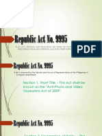 Republic Act No 9995 Pwerpiont