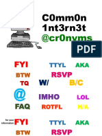Common Internet Acronyms