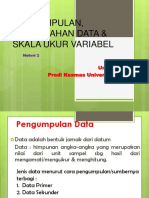 2 Pengumpulan Data & Skala