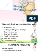 Chương 5 Trình Bày Luận Điểm Khoa Học