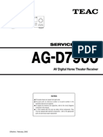A AG G - D D779 90 00 0: Service Manual