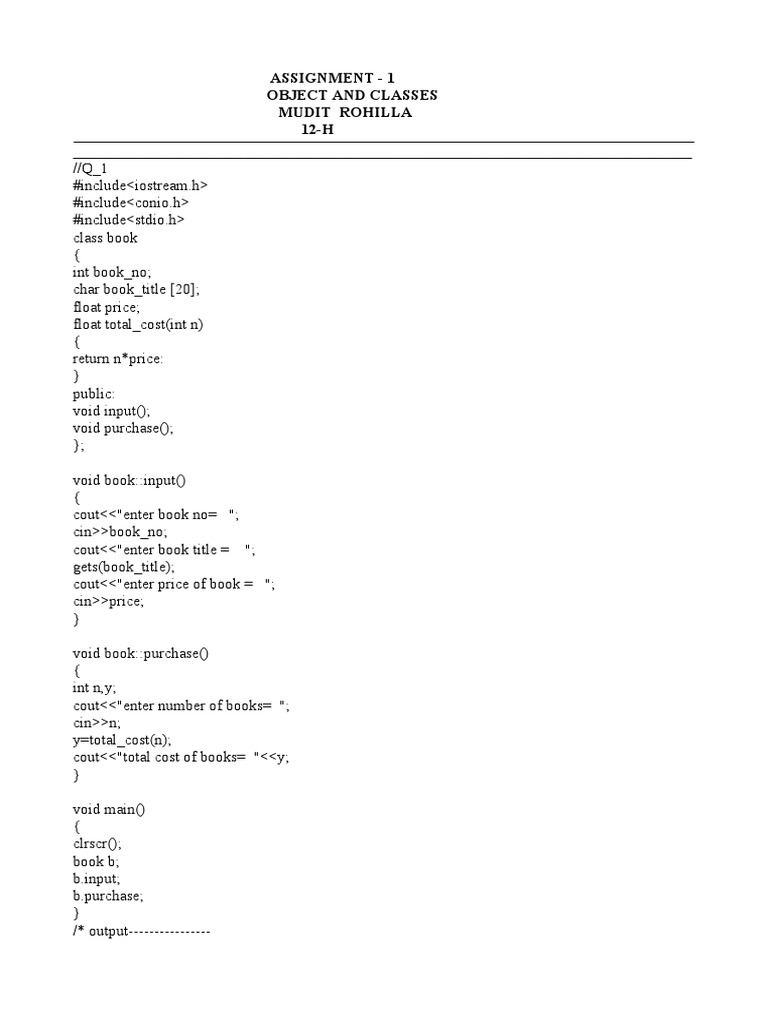 C++ Class Implementation Examples | PDF | Deposit Account | Financial ...