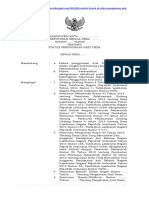 Format SK Penetapan Status Penggunaan Aset Desa