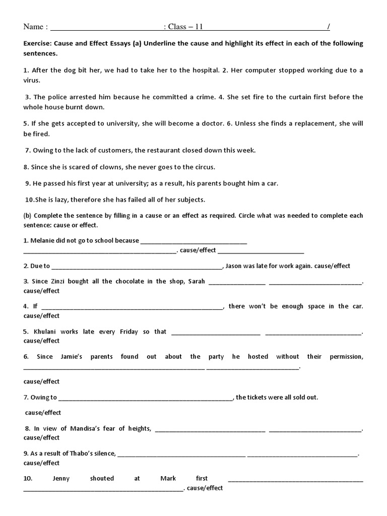 Cause and Effect Activities for Developing Critical Thinking - Glitter in  Third, image size:768x1024