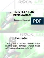 Hukum Permintaan Dan Penawaran